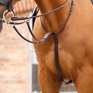 Santadi Adjustable Running Martingale Brown