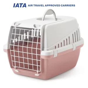 Savic Trotter 1 IATA Approved Travel Carrier for Dogs and Cats (Grey/Ash Rose)