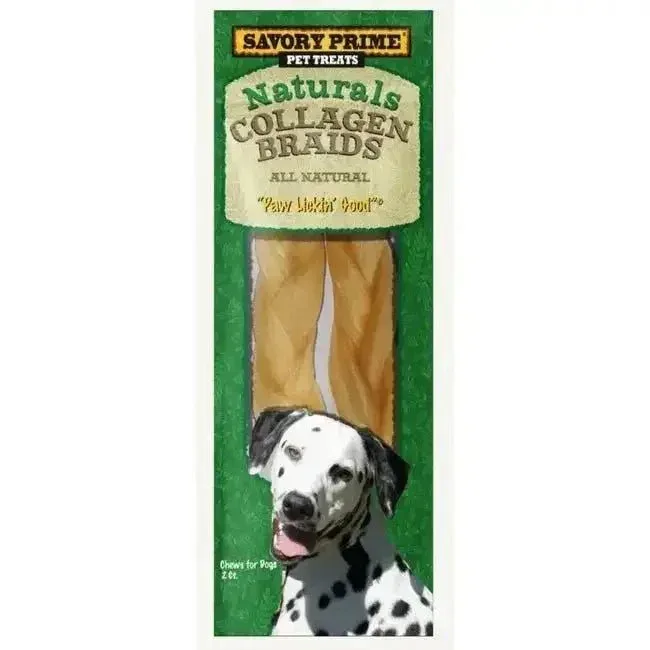 Savory Prime Naturals Collagen Chews – Healthy Braids for Happy Dogs