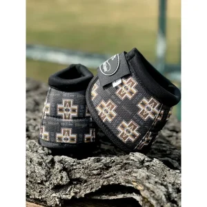 Schulz Equine Black Round Up Bell Boots