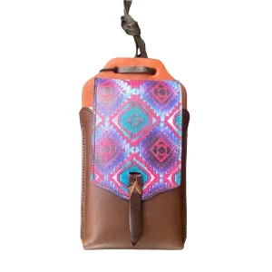 Schulz Equine Patterned Back Cinch Cell Phone Holder