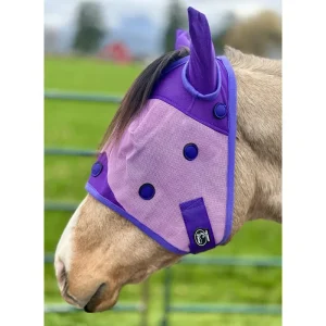 Schulz Equine Purple Magnetic Fly Mask
