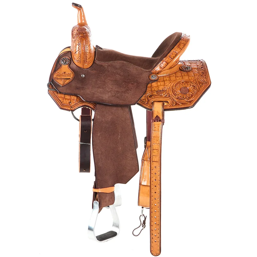 Scott Thomas Custom Saddles 14in Flex Tree Barrel Saddle - Image 2