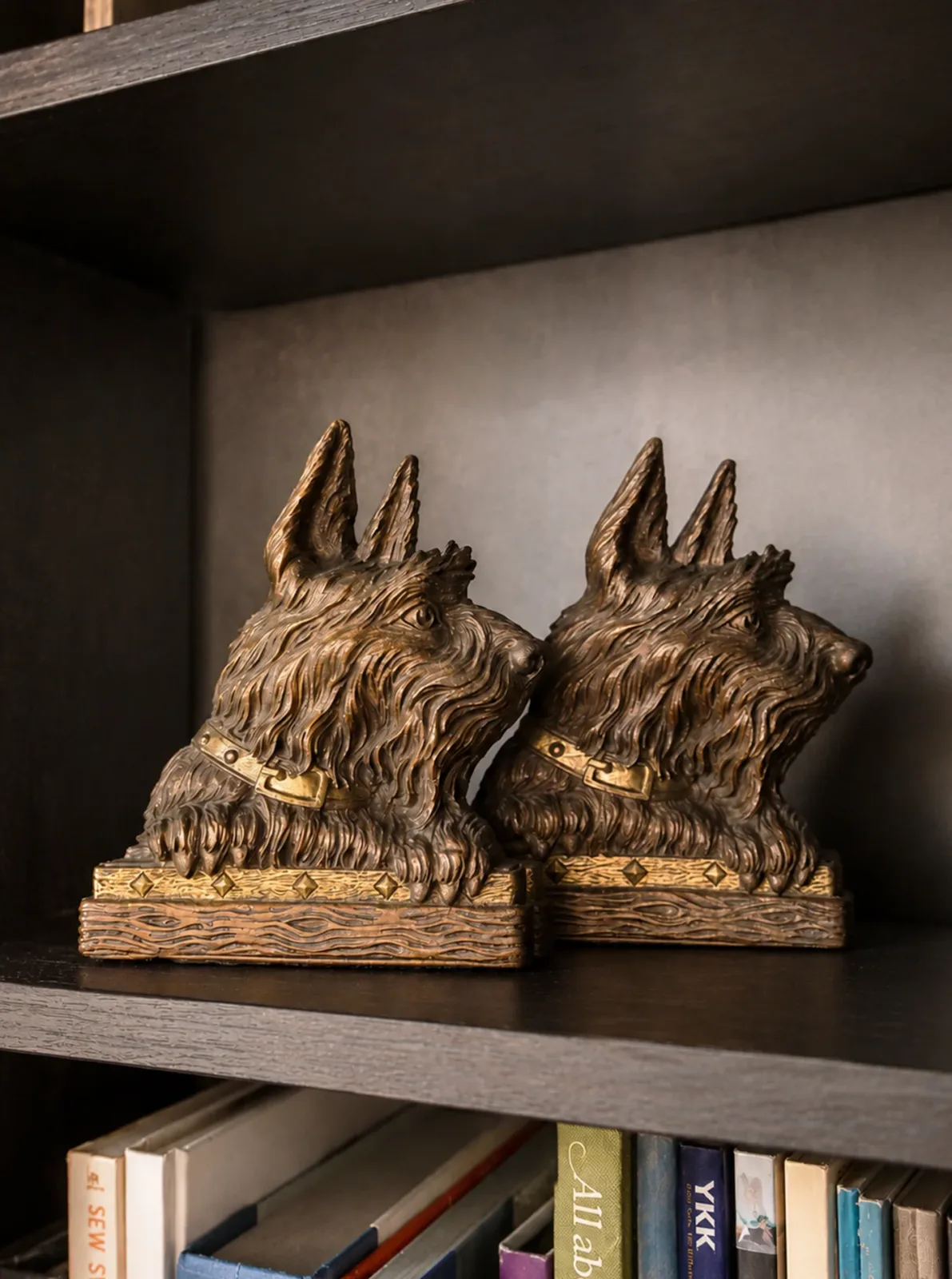 SCOTTISH TERRIER BOOK ENDS - Image 2