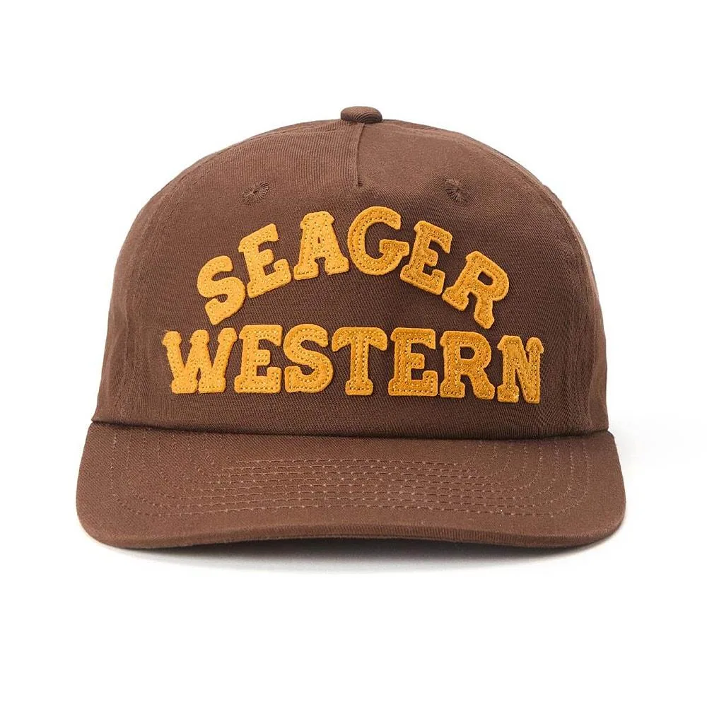 Seager Inc Men's Brown Western Cap