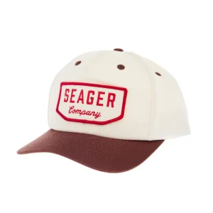 Seager Inc Men's Wilson Cream And Brown Cap