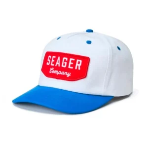 Seager Inc White/Blue Wilson Snapback Cap