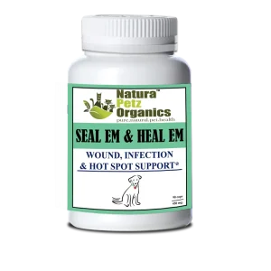 Seal Em & Heal Em Capsules Dog Cat & Small Animal* Wound, Infection & Hot Spot Support*