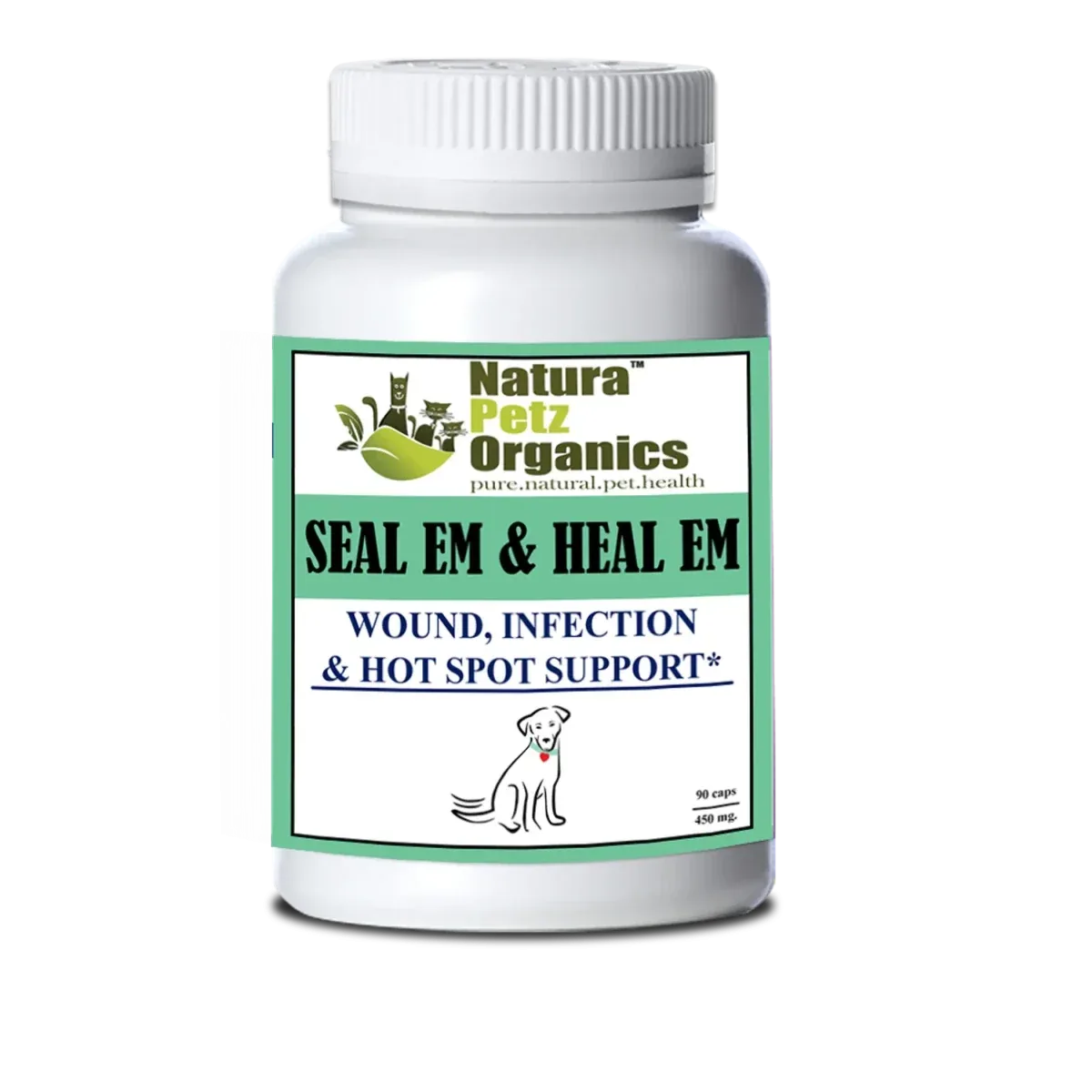 Seal Em & Heal Em Capsules Dog Cat & Small Animal* Wound, Infection & Hot Spot Support*