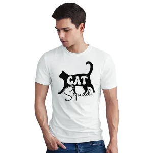Seek Buy Love Cat Squad Tee (White)