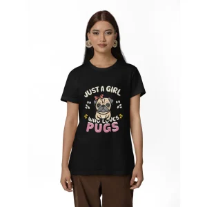 Seek Buy Love Just A Girl Loves Pugs Tshirt