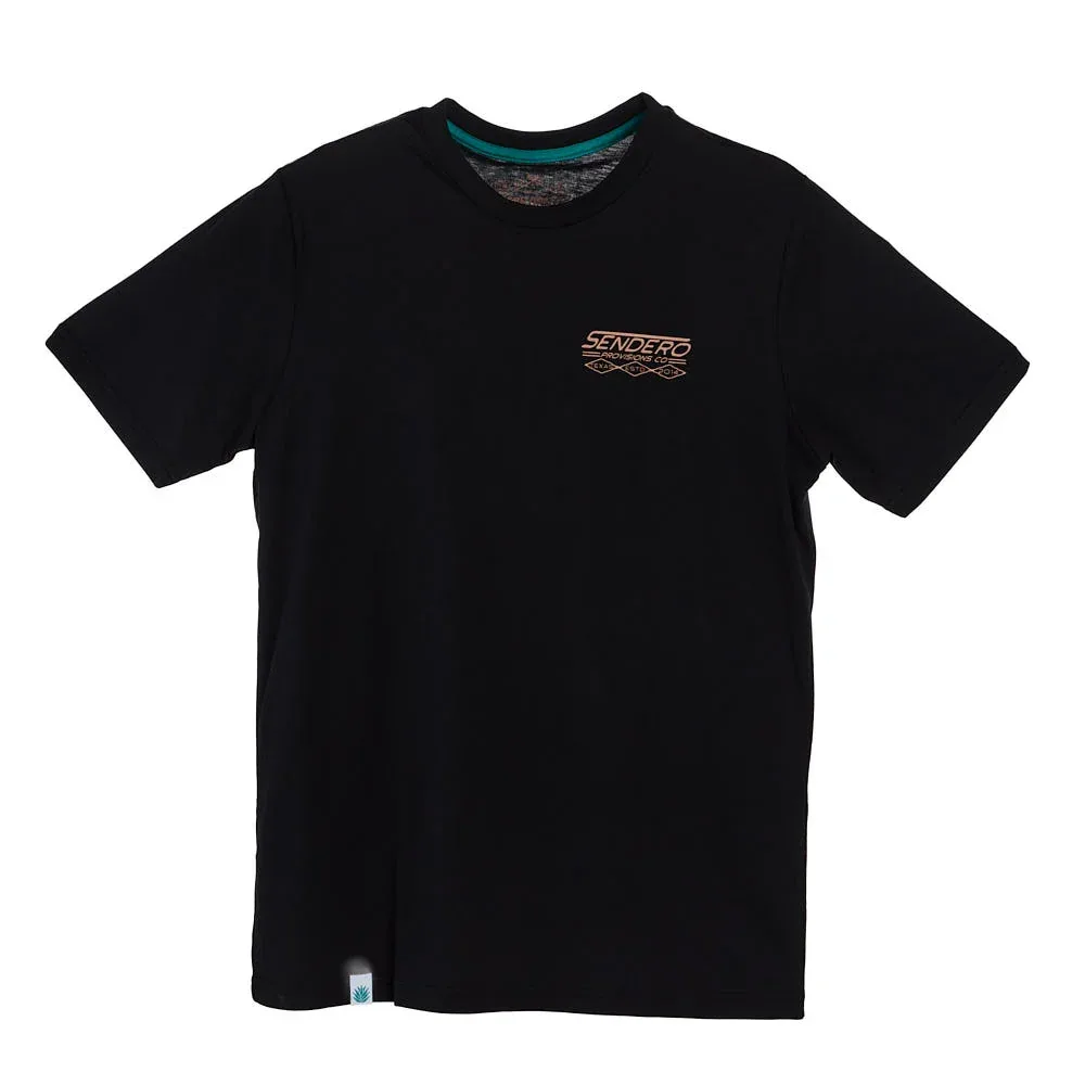 Sendero Provisions Co Mens Black Dillo Rider Short Sleeve Tee Shirt - Image 2