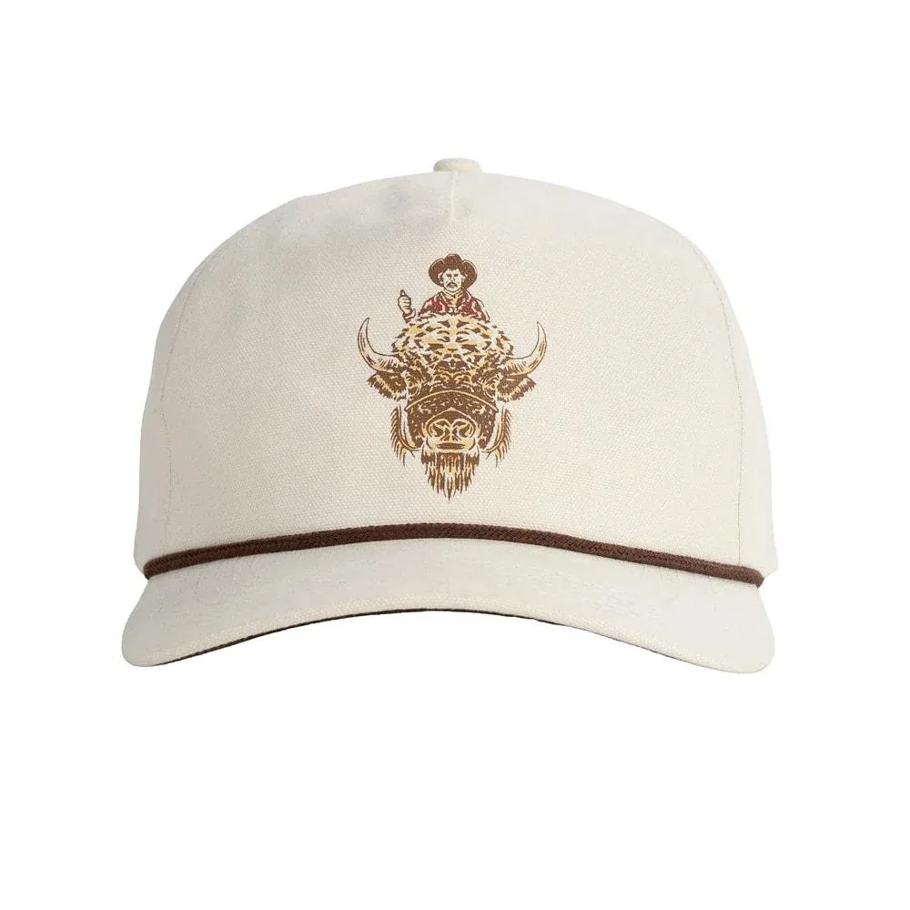 Sendero Provisions Co Men's Cream Buffalo Cap