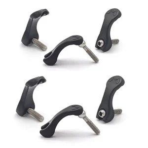 Set of 2 Quick Release Lever (Metric M8) Thumbscrew Replacement - Slide Loc