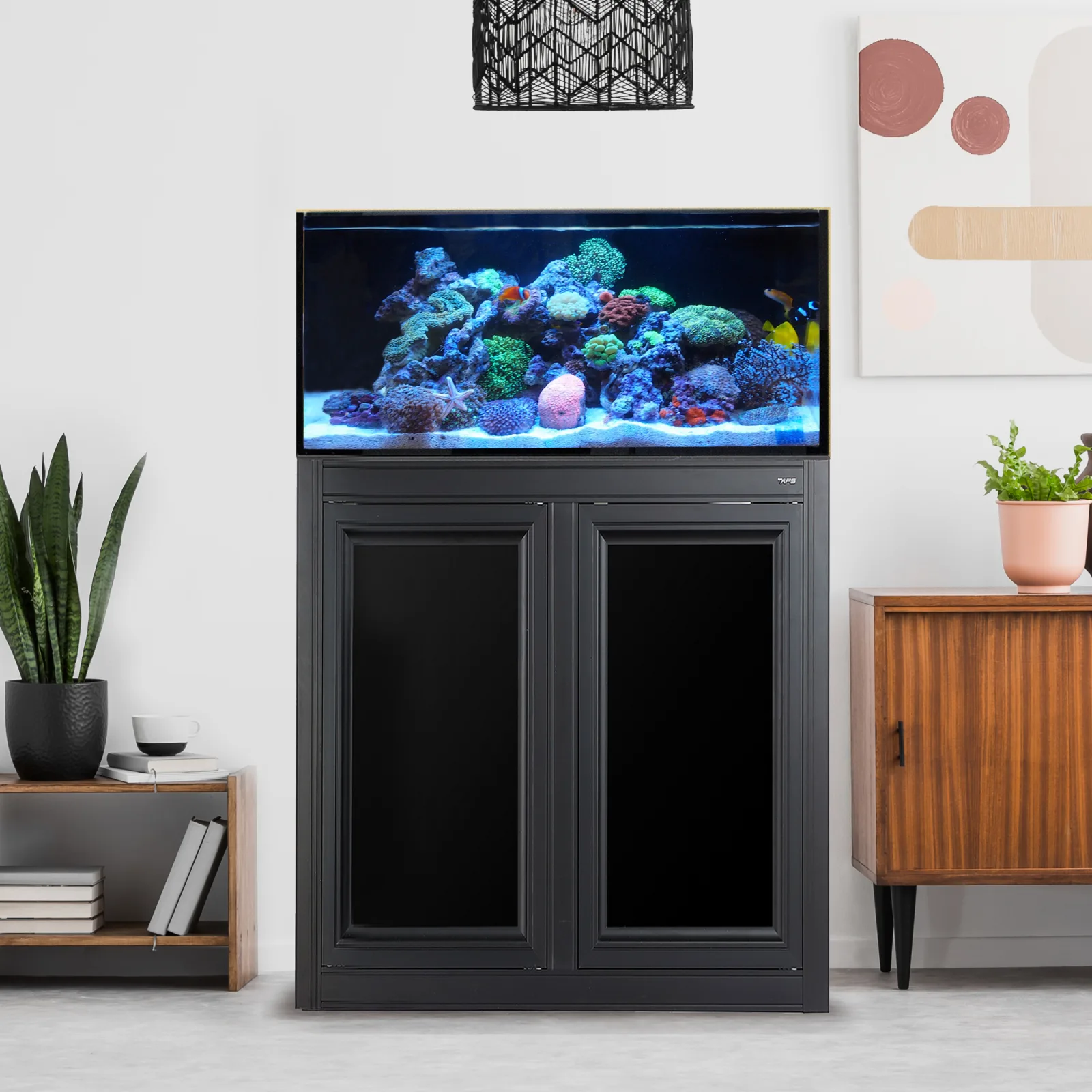 Shallow Reef Pro 2 60 Gallon AIO Aquarium w/ BLACK APS Stand - Innovative Marine