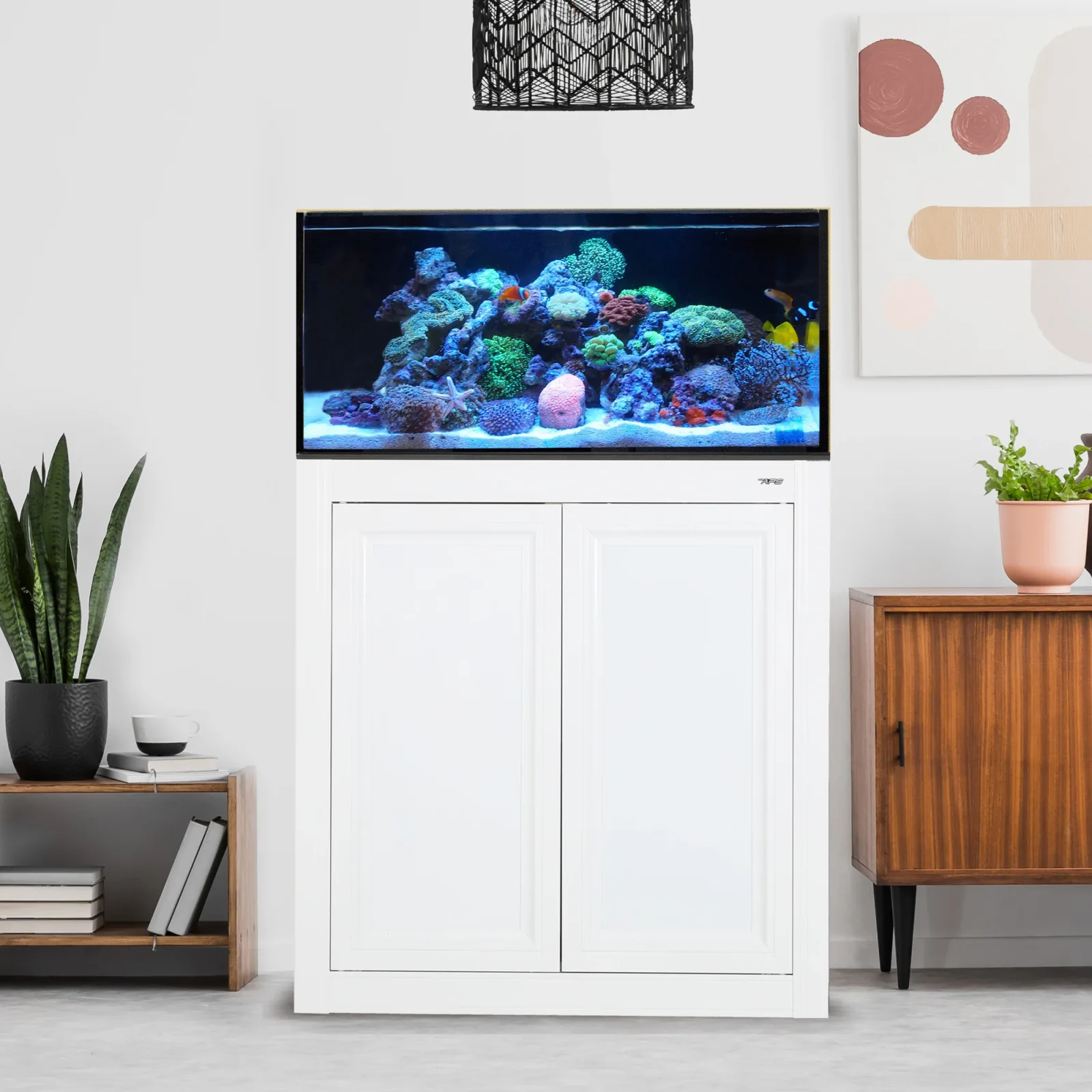 Shallow Reef Pro 2 60 Gallon AIO Aquarium w/ WHITE APS Stand - Innovative Marine