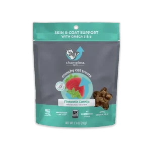 Shameless Pets Fintastic Catnip Crunchy Cat Treats 2.5oz
