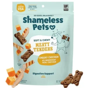 Shameless Pets Meaty Tenders Cheeky Chicken Treats 8oz