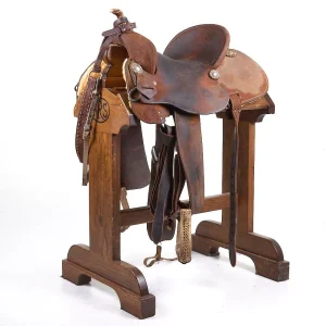 Sharin Hall Used 14.5in Full Roughout Barrel Saddle