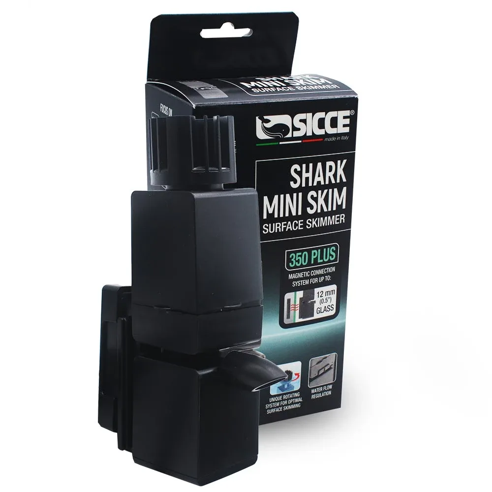 Shark MINI Surface Skimmer 350 PLUS (up to 80 gallons) - Sicce