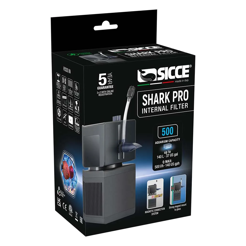 SHARK PRO 500 Internal Filter (132 gph) - Sicce