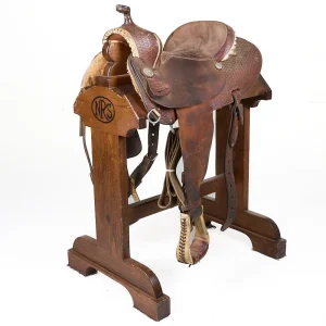 Shiloh Used 13.5in Basket Stamp Barrel Saddle