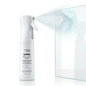 SHINE Aquarium Glass & Acrylic Cleaner (10 oz) - Flipper