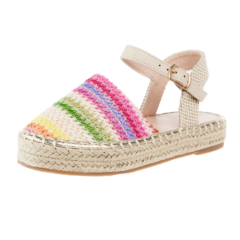 Shu Shop Alyssa Mini Bright Multi Stripe Shoe