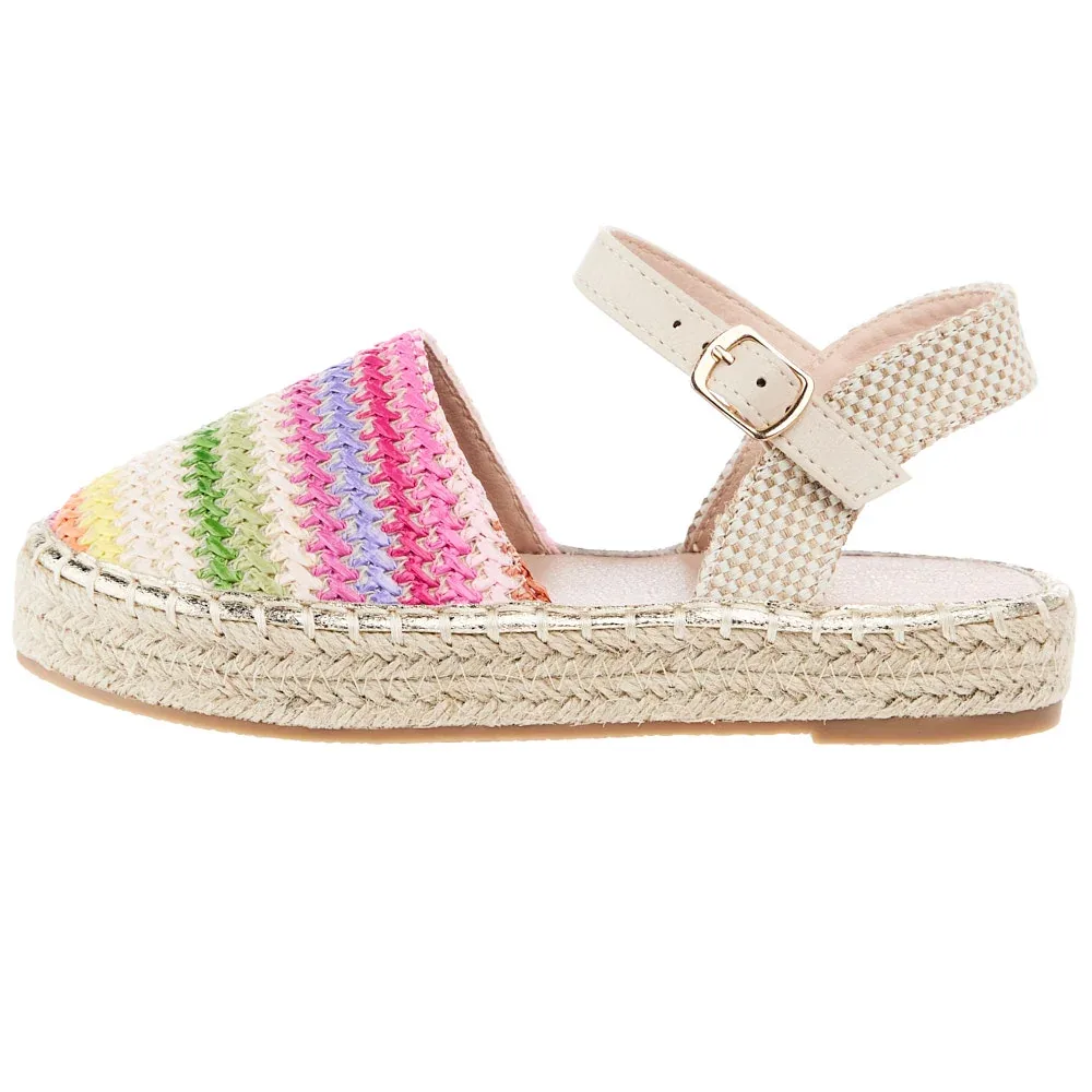Shu Shop Alyssa Mini Bright Multi Stripe Shoe - Image 2