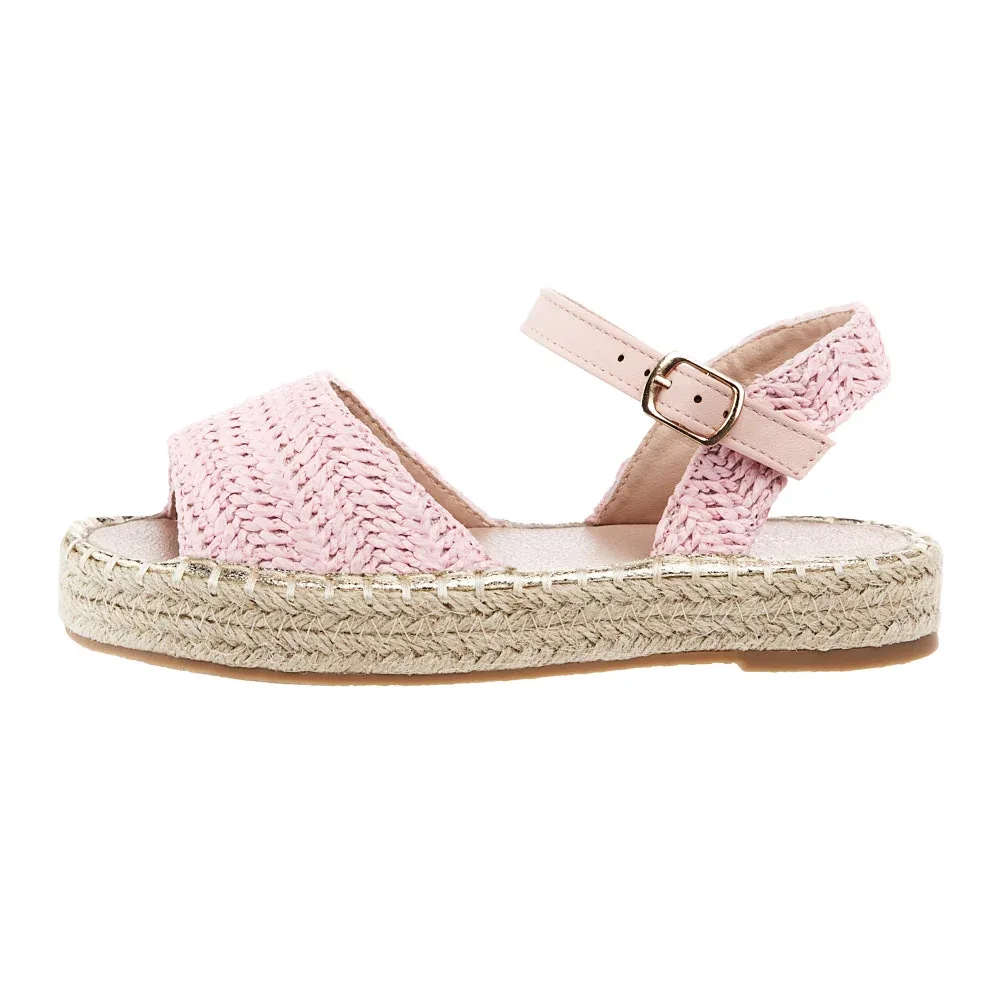 Shu Shop Cynthia Mini Rose Woven Sandal - Image 2