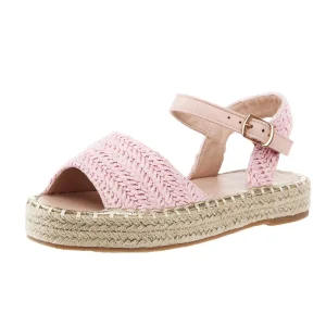 Shu Shop Cynthia Mini Rose Woven Sandal