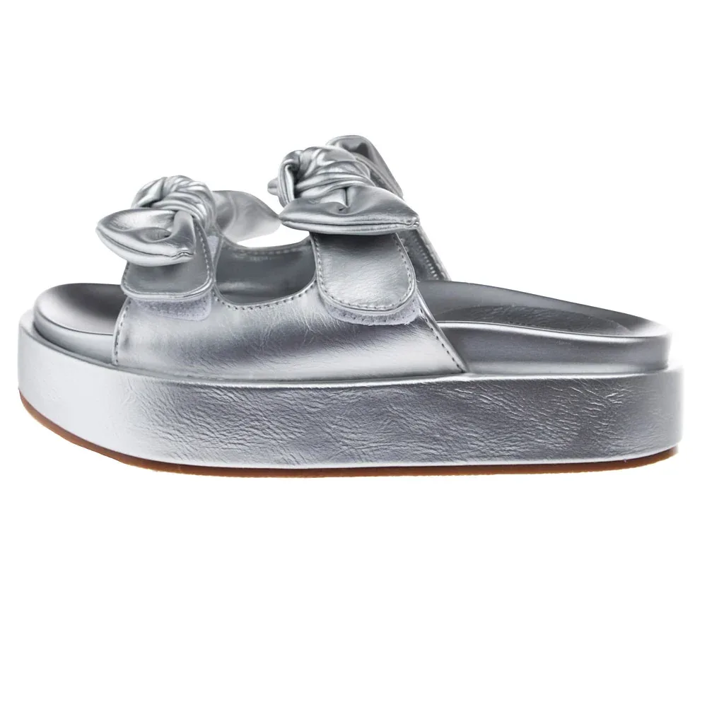 Shu Shop Kiki Mini Silver Sandal - Image 2