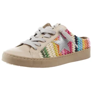 Shu Shop Polka Mini Bright Multi Stripe Slide On Sneaker