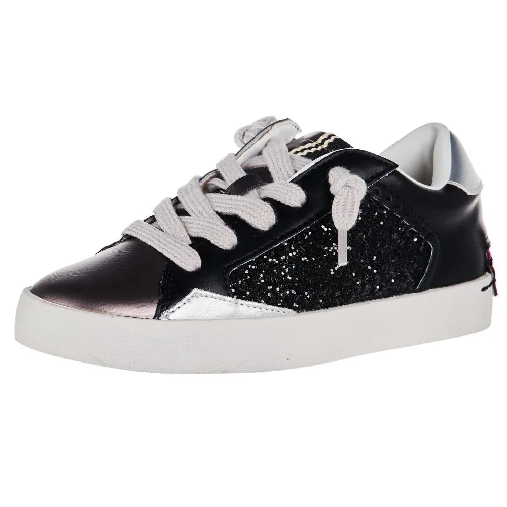 Shu Shop Toddlers Ruby Black Glitter Sneaker
