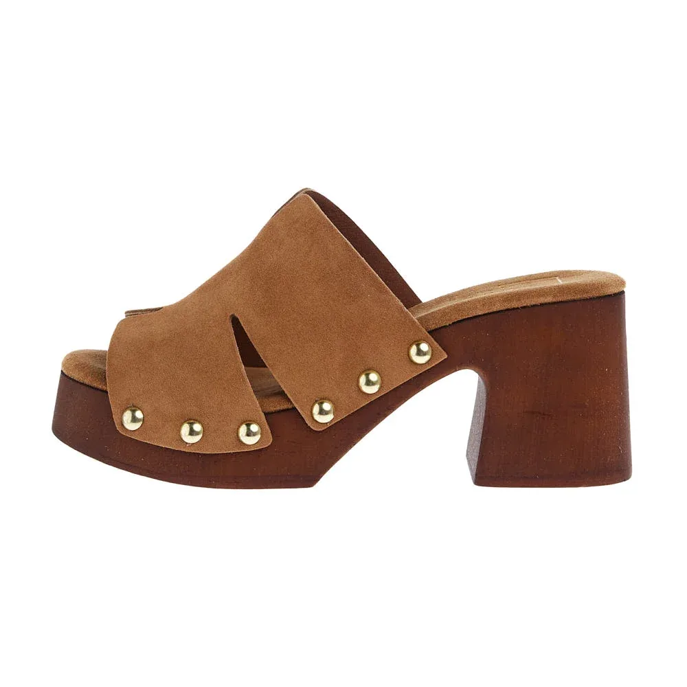 Shu Shop Women`s Florence Brown Clog Sandal - Image 2