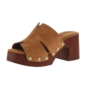 Shu Shop Women`s Florence Brown Clog Sandal