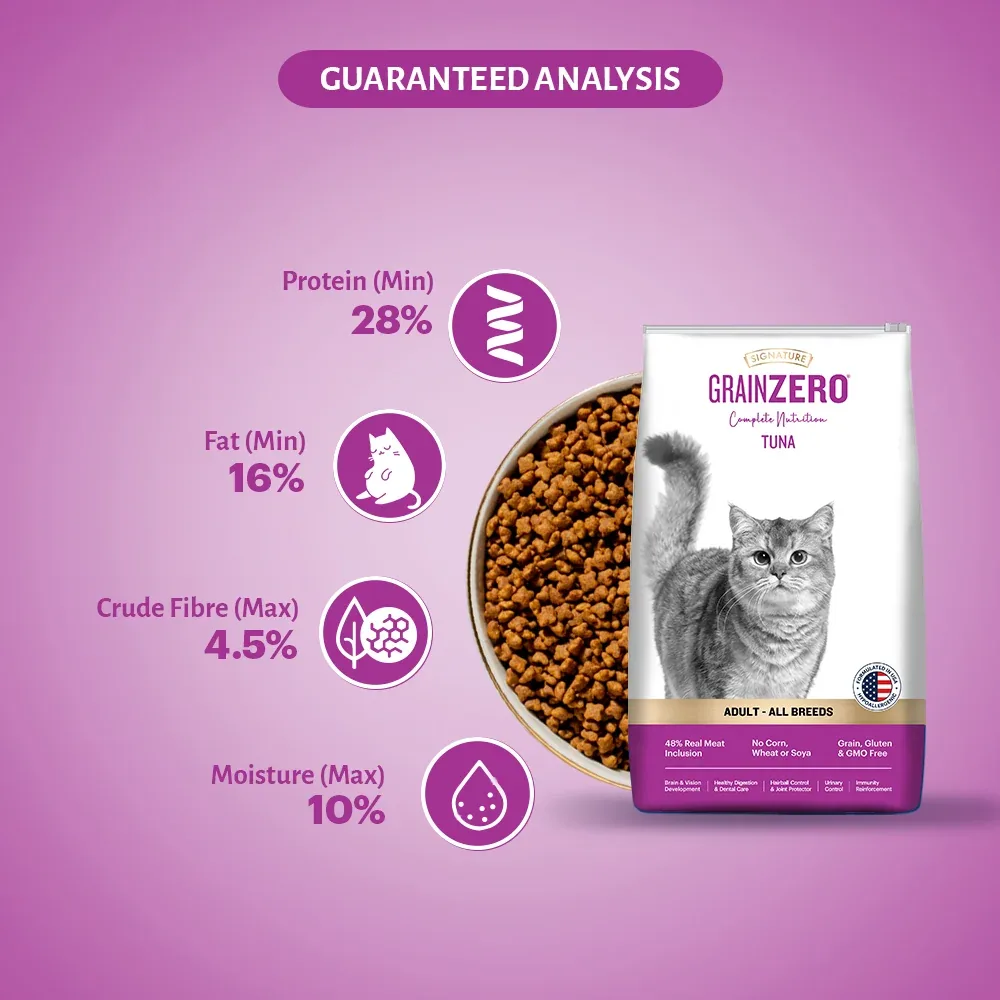 Signature Grain Zero Tuna Adult Cat Dry Food For All Breed - Image 2