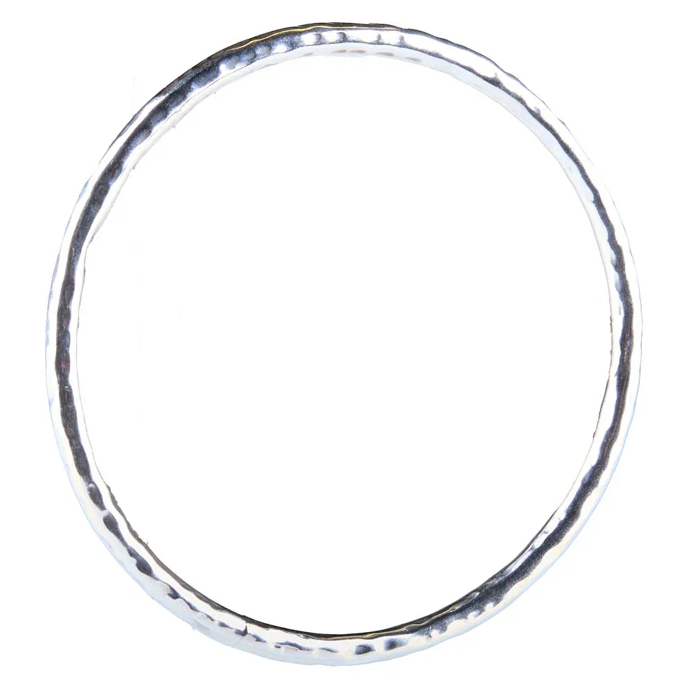 Silver N Accessories Sterling Hammered Bangle - Image 2