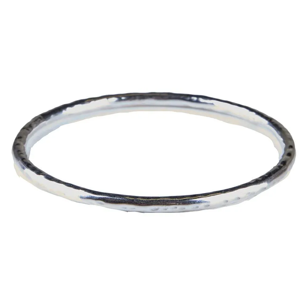 Silver N Accessories Sterling Hammered Bangle