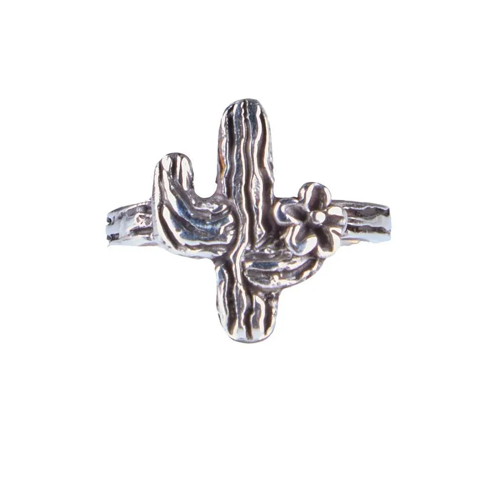 Silver N Accessories Sterling Silver Cactus Ring