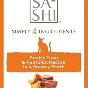 Simply 4 Ingredients SA-SHI Tuna & Pumpkin Wet Cat Food - 1.76 oz - Case of 8