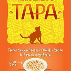 Simply 4 Ingredients Tapa Chicken & Pumpkin Wet Cat Food - 1.76 oz - Case of 8