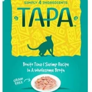 Simply 4 Ingredients Tapa Tuna & Shrimp Wet Cat Food - 1.76 oz - Case of 8