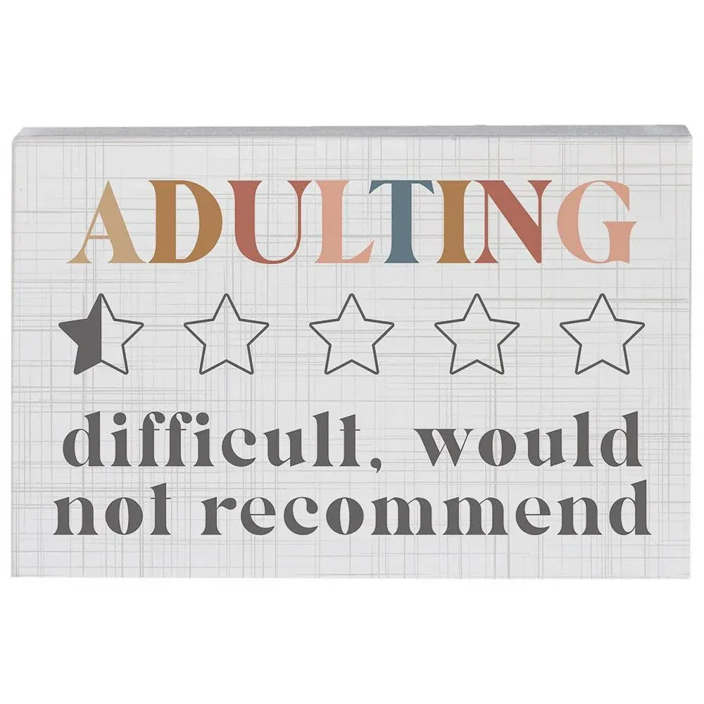 Sincere Surroundings Adulting Shelf Sitter