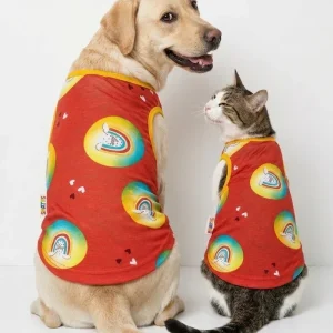 Skatrs Boho Rainbow T-Shirt for Dogs and Cats
