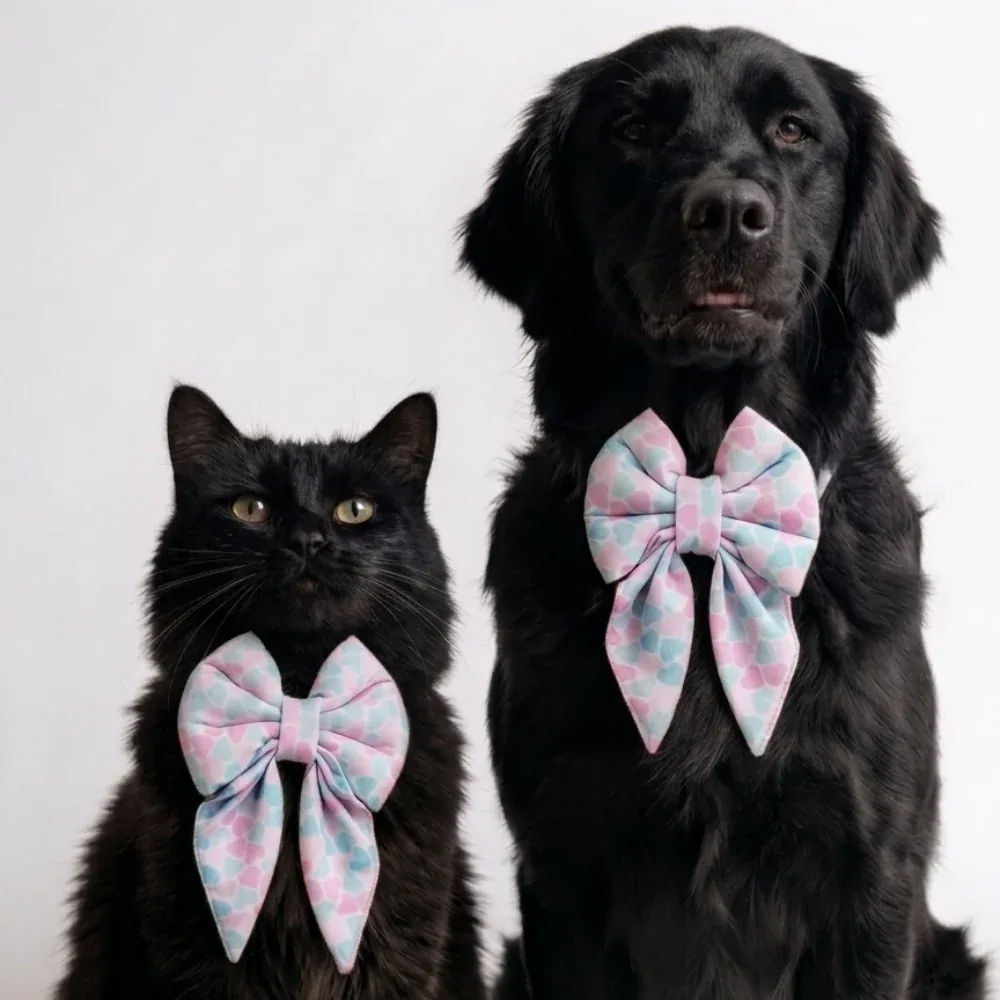 Skatrs Heart Bowtie for Dogs and Cats
