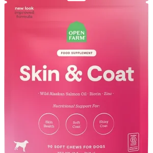 Skin & Coat Supplement Chews for Dogs