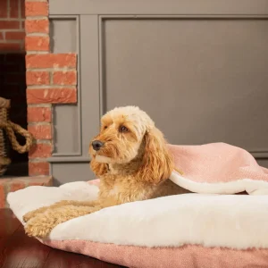 Sleepy Burrows Bed With Removable Cover In Peony Orkney Tweed by Lords & Labradors