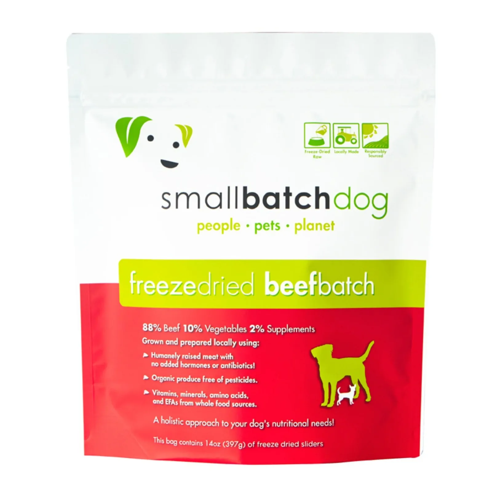 Small Batch Freeze-Dried Beef Sliders - 14 oz