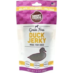 Smart Cookie Duck Jerky Treats – Hypoallergenic, Grain-Free & Packed with Omega Oils